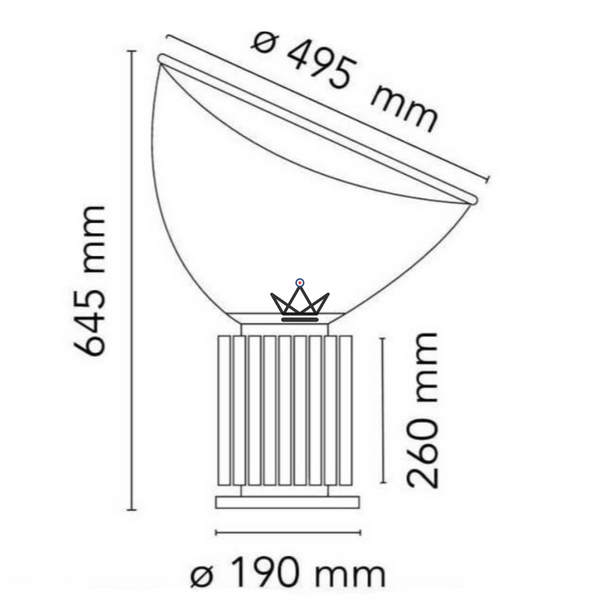 Lampe de Table - Taccia Olympics - - luminaire - Cadeau, Noël, Anniversaire, Original, Fête des pères, fête des mères - Atelier Atypique