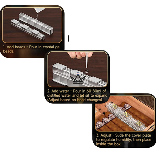 Aerion Vault Luxus-Zigarrenhumidor – Eleganz und Transparenz