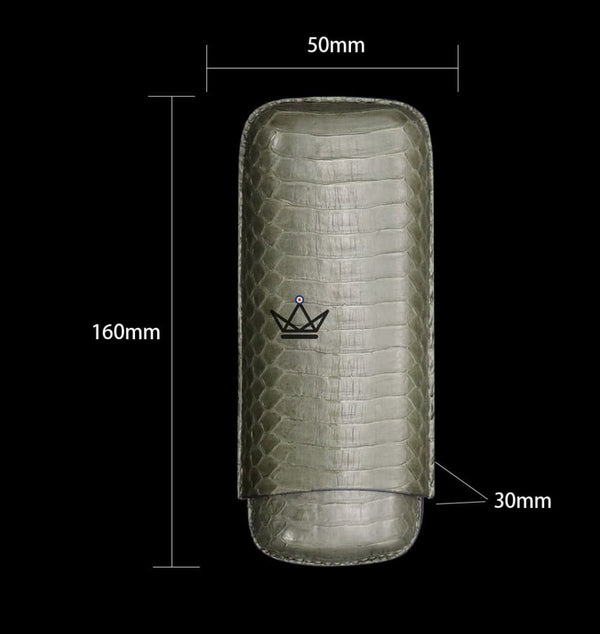 Etui à cigare en cuir - AURELIUS - - etui cigare - Cadeau, Noël, Anniversaire, Original - Atelier Atypique