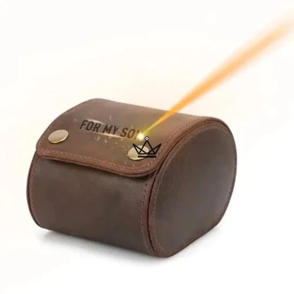 Etui de voyage pour montre automatique en cuir - TimeGuardian (personnalisable) - - etui montre personnalisable - Cadeau, Noël, Anniversaire, Original - Atelier Atypique