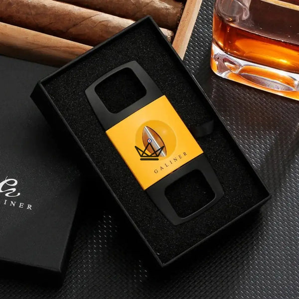 Coupe-cigare haut de gamme - Square Luxuriant - - coupe cigare - Cadeau, Noël, Anniversaire, Original, Fête des pères, fête des mères - Atelier Atypique