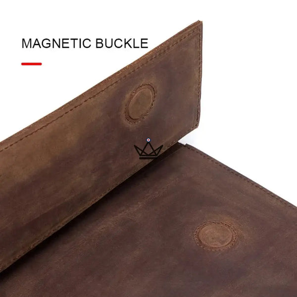 Pochette enveloppe iPad 13" en cuir personnalisable — Voyageur PLI – 9/13