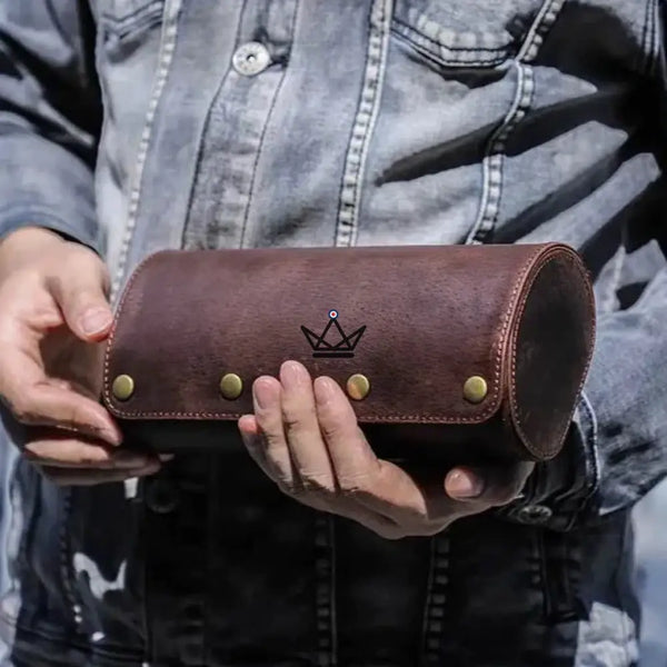 Etui de voyage pour montre automatique en cuir - TimeGuardian (personnalisable) - - etui montre personnalisable - Cadeau, Noël, Anniversaire, Original - Atelier Atypique