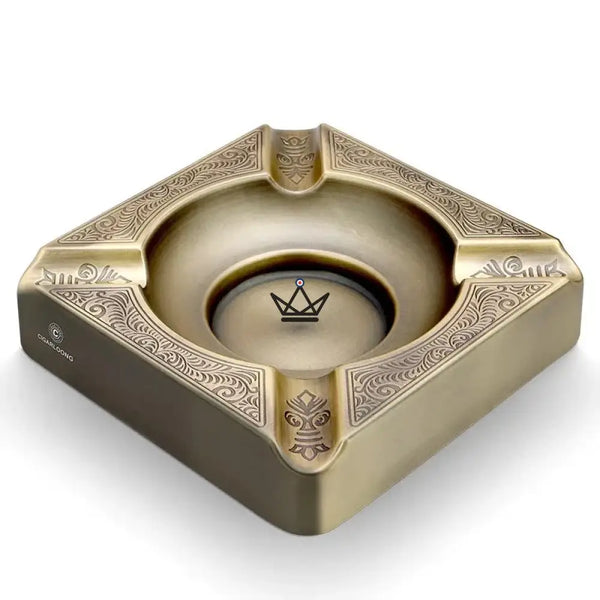 Cendrier à Cigares quatre fentes - Édition Titanium - - cendrier - Cadeau, Noël, Anniversaire, Original, Fête des pères, fête des mères - Atelier Atypique