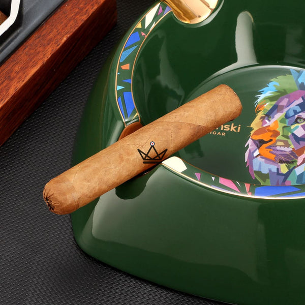 Cendrier à Cigare de Luxe - Lion Prisme - - cendrier - Cadeau, Noël, Anniversaire, Original, Fête des pères, fête des mères - Atelier Atypique