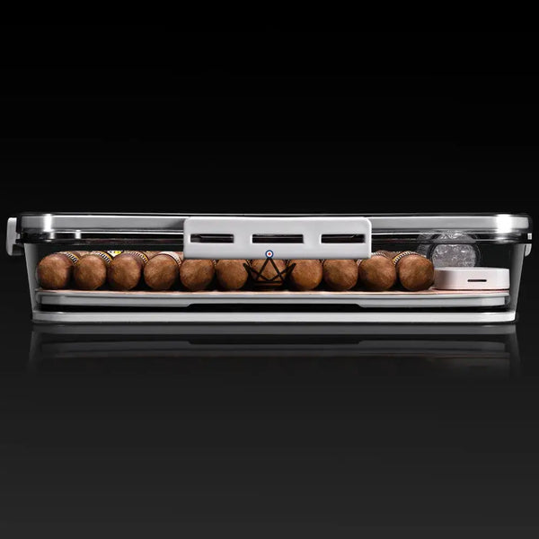 Cave à Cigare - CRYSTAL TIME - - cave a cigare - Cadeau, Noël, Anniversaire, Original - Atelier Atypique