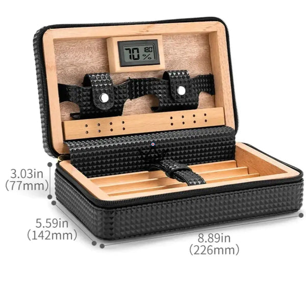 Cave à cigare de voyage - SIGNATURE STYLE - - - Cadeau, Noël, Anniversaire, Original, Fête des pères, fête des mères - Atelier Atypique