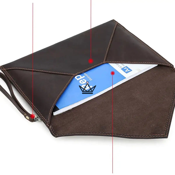 Customizable Leather MacBook Sleeve – Traveler Memento