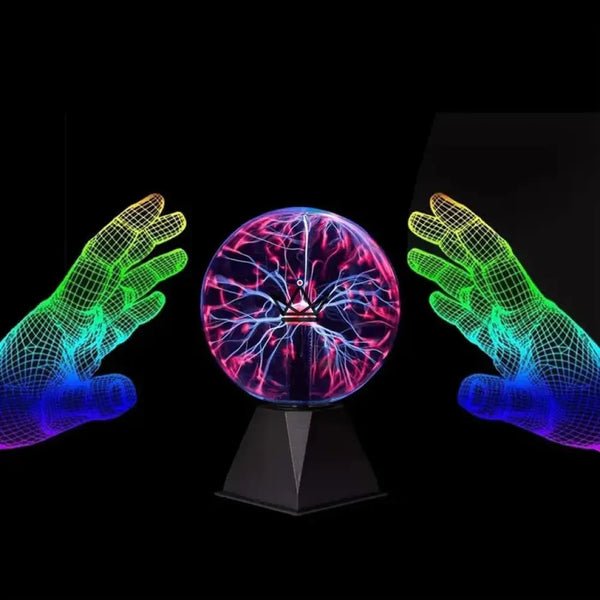 Lampe plasma tactile, boule plasma 10 à 20 cm - FULGUR
