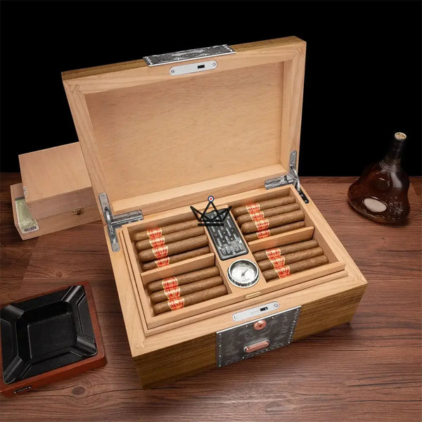 Cave à Cigare de Luxe - Héritage Empyrean - - cave a cigare - Cadeau, Noël, Anniversaire, Original, Fête des pères, fête des mères - Atelier Atypique