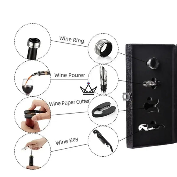 Coffret 2 bouteilles de vin avec accessoires de sommelier — SOMMELIER – 6/13