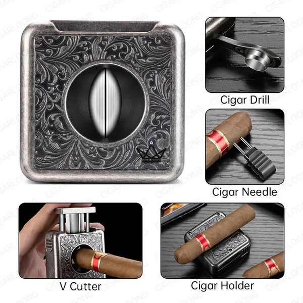 Coupe-Cigare de luxe 4 en 1 – Empire Édition