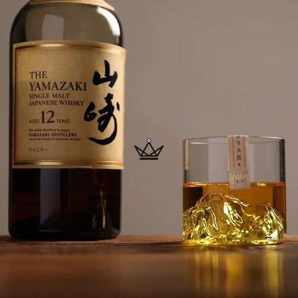 Verre à whisky montagne 3D en coffret bois — SOMMET – 3/8