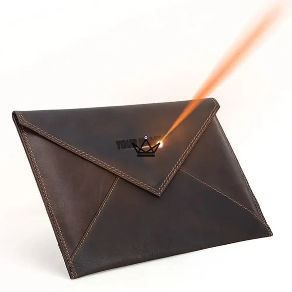 Customizable Leather MacBook Sleeve – Traveler Memento