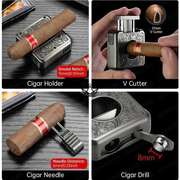 Coupe-Cigare de luxe 4 en 1 – Empire Édition