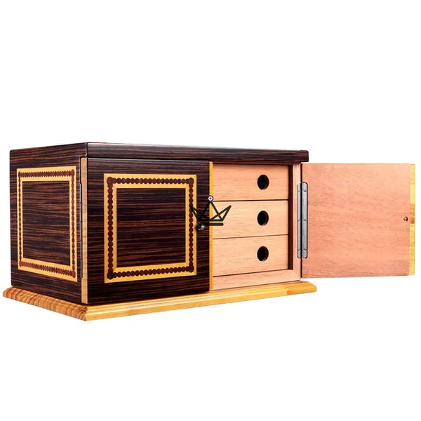 Cave à cigare de luxe - Cabinet Imperium Veritatis (250 cigares) - - cave a cigare - Cadeau, Noël, Anniversaire, Original, Fête des pères, fête des mères - Atelier Atypique