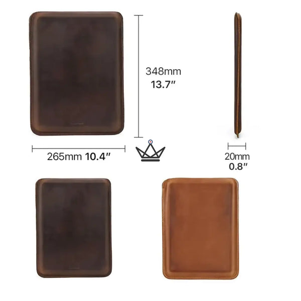 Housse Macbook en cuir personnalisable 13"-14" — Voyageur SKIN – 4/12