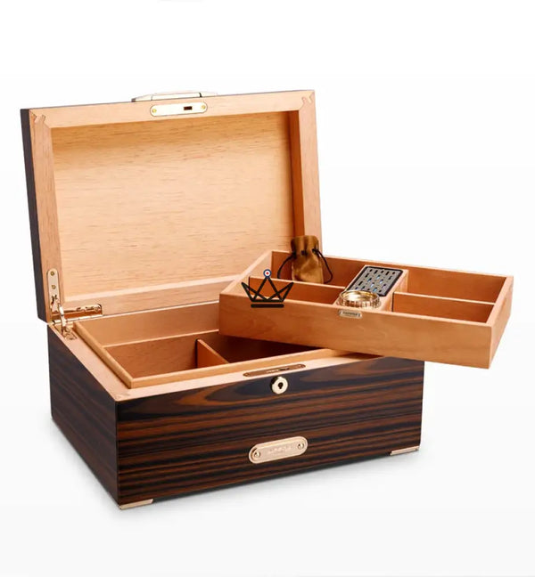 Cave à Cigare Premium - Majestatis Doublis - - cave - Cadeau, Noël, Anniversaire, Original, Fête des pères, fête des mères - Atelier Atypique