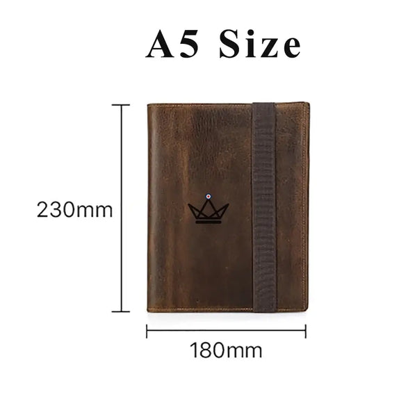 Porte-documents en cuir personnalisable - Tablette & carnet A5 / B5 - VOYAGEUR Folio