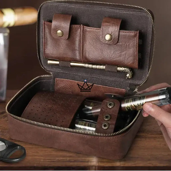 Cave à cigare de voyage et accessoires — Magyars Crystal – 12/12