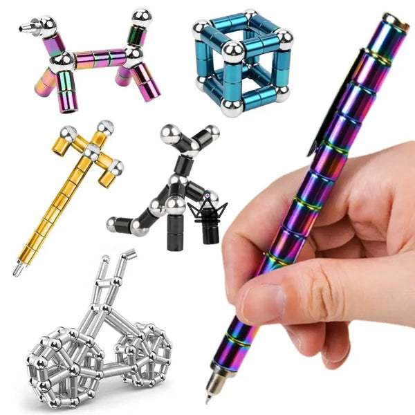 Stylo Aimanté Multifonctions – Créativité et Anti-Stress - - stylo - Cadeau, Noël, Anniversaire, Original, Fête des pères, fête des mères - Atelier Atypique