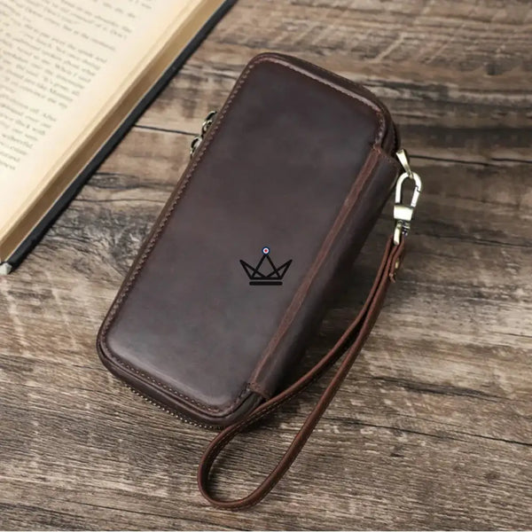 Étui Voyage Montres personnalisable – Voyageur Keeper — Cuir Pleine Fleur, 4 Tailles : 2 à 8 Montres – 2/20