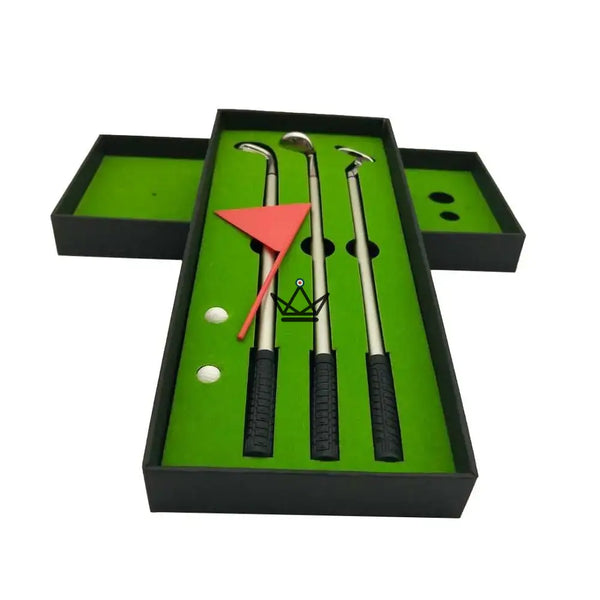 Coffret stylos clubs de golf, cadeau golfeur bureau - BIRDIE