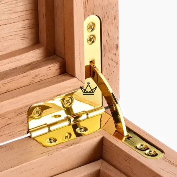 Cave à Cigares de luxe - Domus Aurum - - cave a cigare - Cadeau, Noël, Anniversaire, Original, Fête des pères, fête des mères - Atelier Atypique