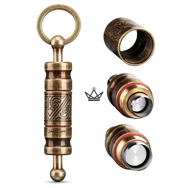 Coupe-cigare emporte-pièce porte-clés ciselé à têtes interchangeables — TALISMAN