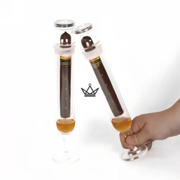 Vertical glass cigar infuser - Infusio Flûtae