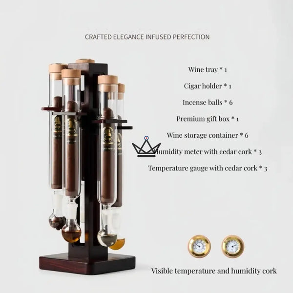 Infuseur à cigare haut de gamme – Infusio Arcanum| 5 cigares