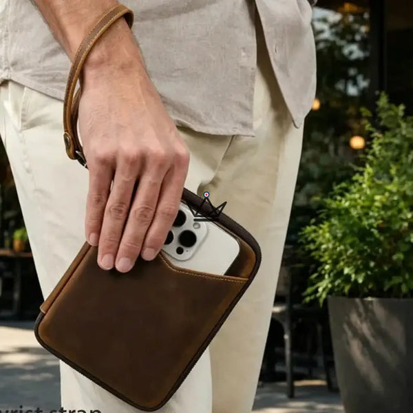 Organiseur de Poche en Cuir - Stylos & carnets personnalisable - VOYAGEUR Plume