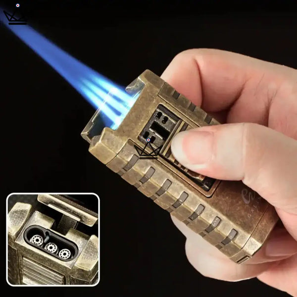 Pack Prestige Briquet et Coupe-Cigare - Héritage Edition - - Briquet - Cadeau, Noël, Anniversaire, Original, Fête des pères, fête des mères - Atelier Atypique