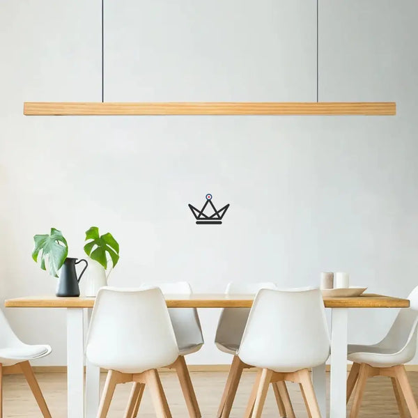 Lampe Suspendue LED en Bois Massif - Rhythm Nordic - - luminaire - Cadeau, Noël, Anniversaire, Original, Fête des pères, fête des mères - Atelier Atypique