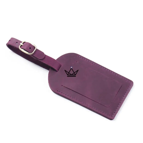 Étiquette à Bagage personnalisable en Cuir – Voyageur Tag
