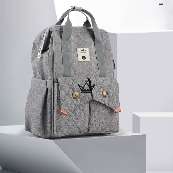 Sac de maternité / à langer - INSÜLAR - - sac de maternité - Cadeau, Noël, Anniversaire, Original - Atelier Atypique
