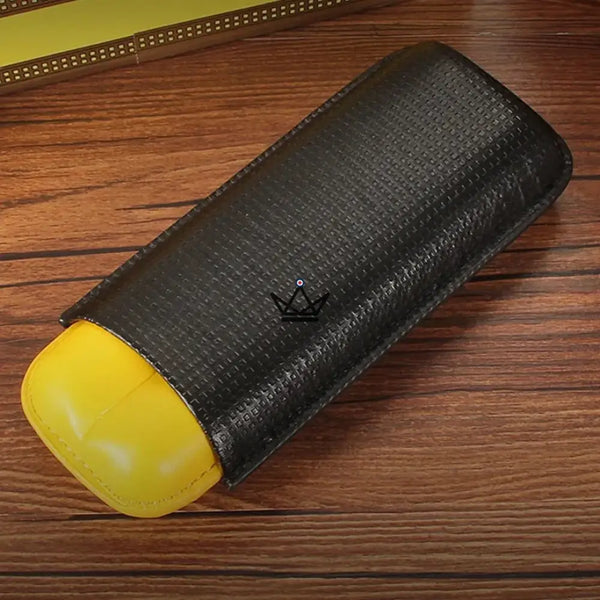 Etui à cigare de voyage en cuir - DUALGRID - - - Cadeau, Noël, Anniversaire, Original, Fête des pères, fête des mères - Atelier Atypique