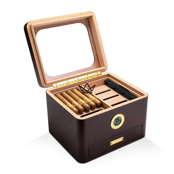 Cave à Cigares - Équinoxe - - cave a cigare - Cadeau, Noël, Anniversaire, Original, Fête des pères, fête des mères - Atelier Atypique