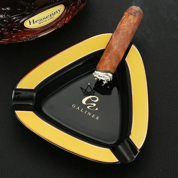 Cendrier à Cigare en céramique - Triade Elegance - - cendrier - Cadeau, Noël, Anniversaire, Original, Fête des pères, fête des mères - Atelier Atypique