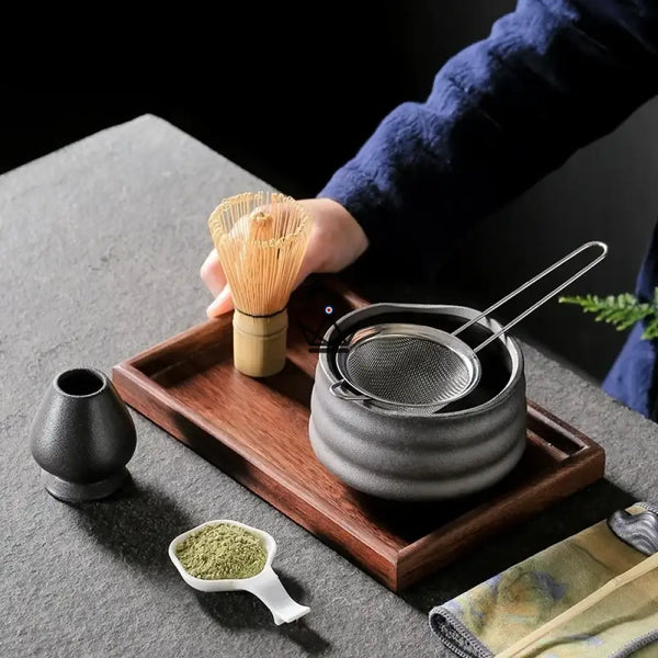 Set de cérémonie du Thé Matcha - - Théière - Cadeau, Noël, Anniversaire, Original - Atelier Atypique