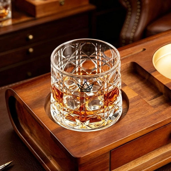 Cendrier Cigare Bois Massif Emplacement Whisky Tiroir — Whisky Butler – 6/15