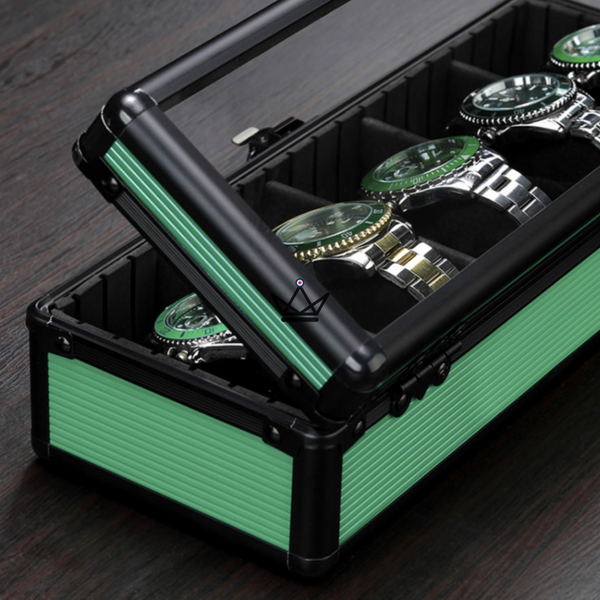 Coffret de rangement pour montre de luxe - Ordo Tempus - - Remontoirs - Cadeau, Noël, Anniversaire, Original - Atelier Atypique