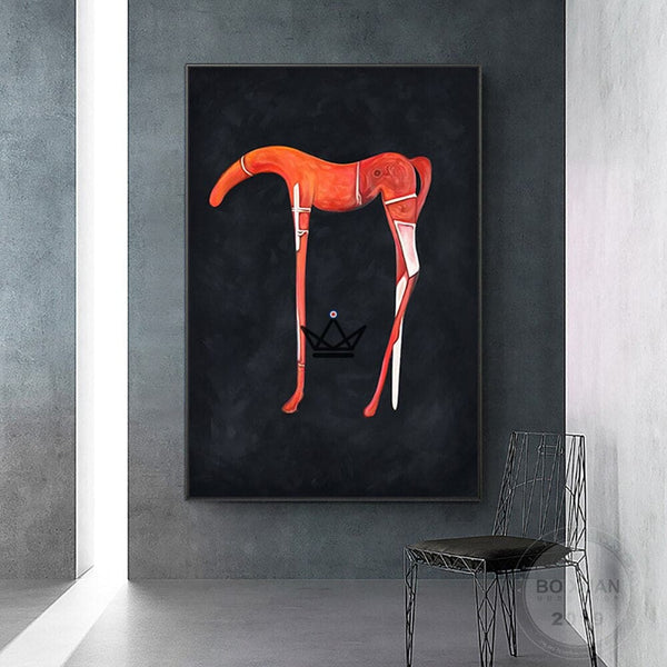 Peinture à l'huile sur toile XXL - Équilibre Animal - - toile - Cadeau, Noël, Anniversaire, Original - Atelier Atypique