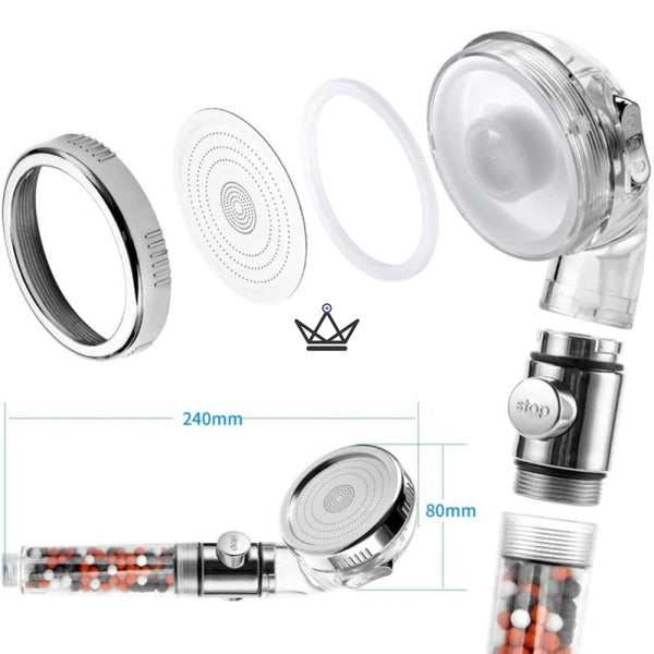 Douchette EcoSpa Triple Action - Premium - - Douchette - Cadeau, Noël, Anniversaire, Original - Atelier Atypique