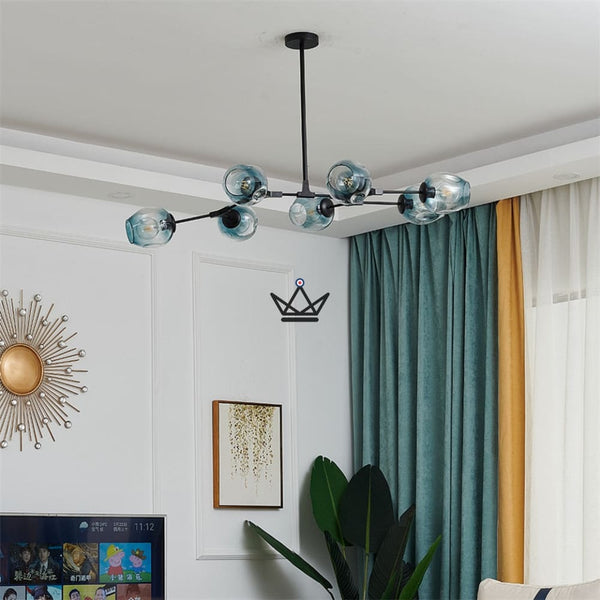 Lustre plafonnier industriel articulé - Branching Bubble - - luminaire - Cadeau, Noël, Anniversaire, Original - Atelier Atypique