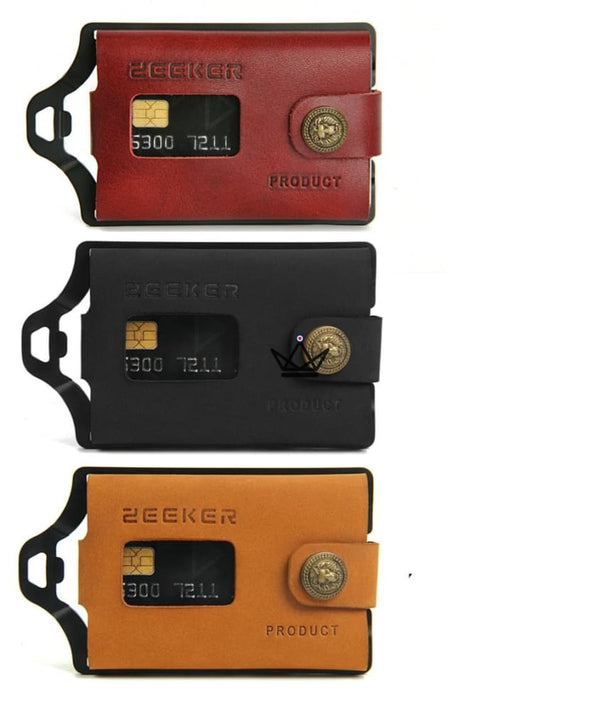 Porte-carte en cuir - ZEEKER - Atelier Atypique