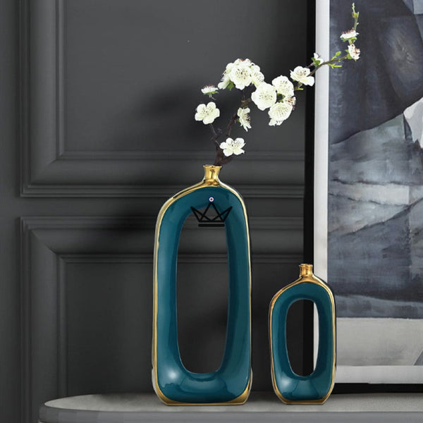 Vase Céramique - Paon Ovālis - vase-ceramique-paon-ovalis - - Atelier Atypique