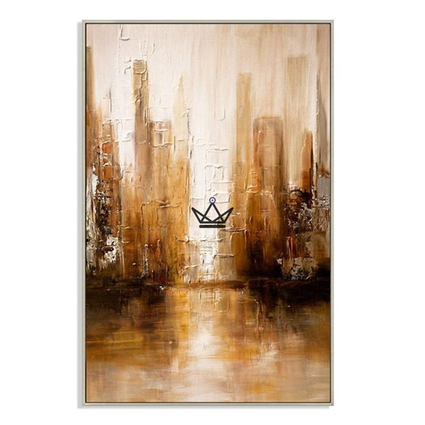 Peinture à l'huile sur toile XXL - Épure moderne - - toile - Cadeau, Noël, Anniversaire, Original - Atelier Atypique