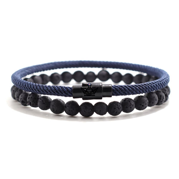 Bracelet minimaliste duo - ELEMENTARY STONE - Atelier Atypique