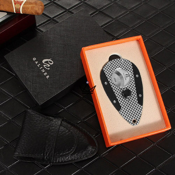 Pack briquet torche et coupe-Cigare - NYFE CARBON - - Briquet - Cadeau, Noël, Anniversaire, Original - Atelier Atypique